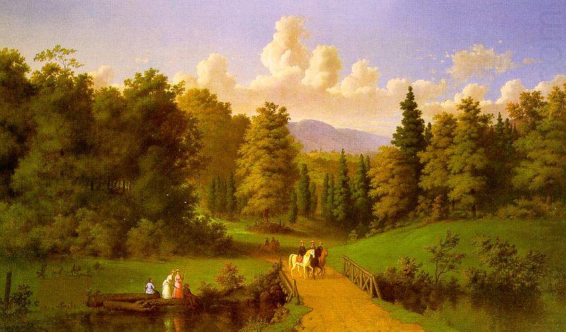 An Afternoon Outing, Johann M Culverhouse